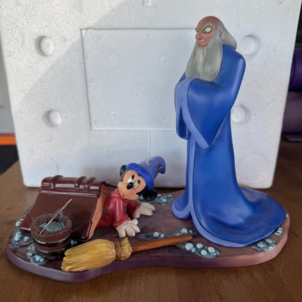 Disney WDCC Fantasia 2000 Oops Mickey Mouse Yen Sid Figurine Limited Edition